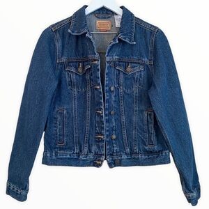 CE SCHMIDT Workwear Classic Trucker Type Blue Denim Jacket size Small. NWOT.